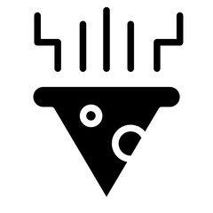 Rocket Fireworks Party Glyph Icon