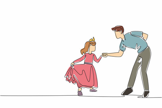 Single continuous line drawing mother lying on the floor lifting her daughter. Like an airplane. Play together. Pampering children. National Single Parent Day. One line design vector illustration