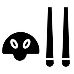 Japanese Food Meal Glyph Icon