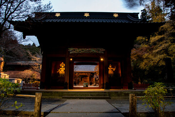 鎌倉2412　妙本寺28　夕景