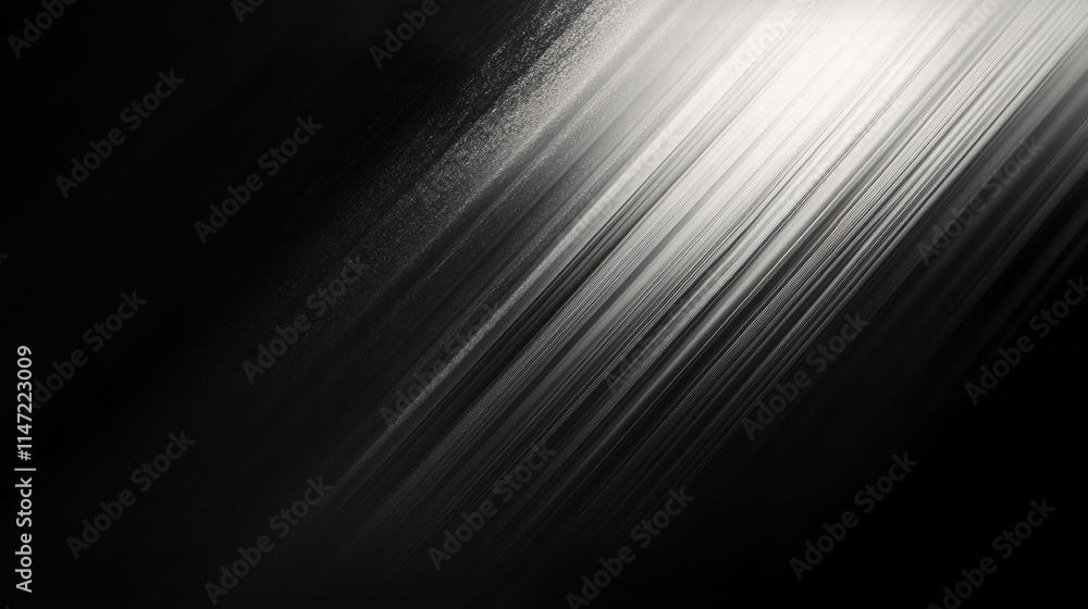 Aufkleber abstract minimalist background with diagonal lines and light effects. black, white, and gray color s