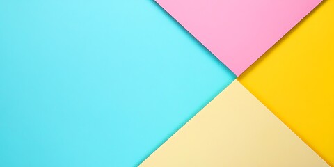 Abstract pastel color background design with geometric shapes