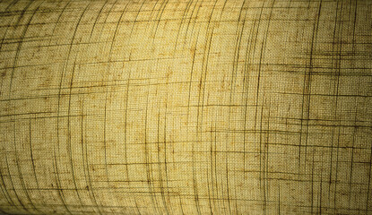 Naklejka premium Backlit Golden Cotton Template with Detail and Texture.