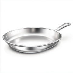 Polished and Gleaming Silver Roasting Pan for Elegant Kitchen Use