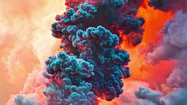 Gas Smoke footage 4K