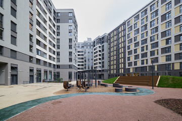A Modern Urban Residential Complex that Features Comprehensive Playground Facilities