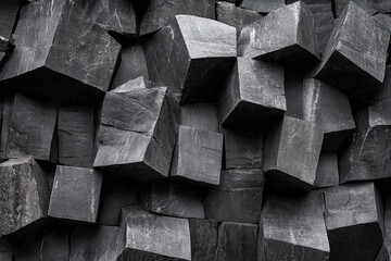 Geometric Shadows, A Dark, Textured Background with Geometric Shapes Casting Shadows, wallpaper.