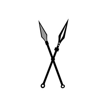 spear icon, vectors illustration symbol design