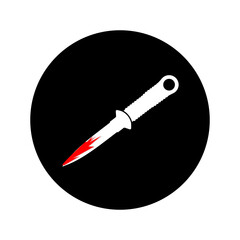 knife icon, vectors illustration symbol design