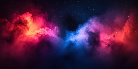 Naklejka premium red and blue sky