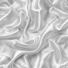 Obraz premium Elegant white fabric forms abstract shapes for creative backgrounds and design inspiration