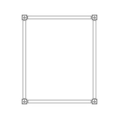 classic nuanced frame trim icon