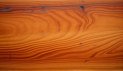Naklejka premium Intricate Wood Grain Texture: A Close-Up Study of Rich Orange-Brown Timber