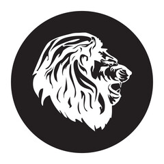 lion animal icon symbol illustration