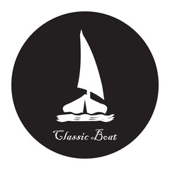 boat icon vectors illustration symbol design