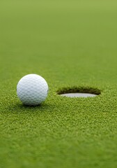 ゴルフボール - ゴルフ場 - 背景素材｜Golf ball - Golf course - Background material