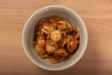 ホタテ　キムチ