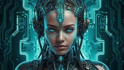 person with circuit board