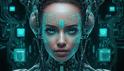 person with circuit board