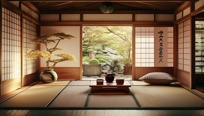 Fototapeta premium A serene escape from daily life. 