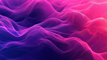 Obraz premium Abstract Colorful Waves with Smooth Flowing Texture in Pink Purple