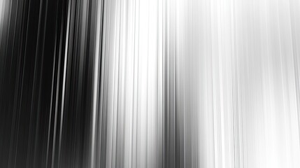 Obraz premium Abstract Black and White Vertical Lines with Smooth Gradient Effect