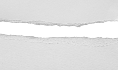 torn blank pages with uneven texture edges. set of ripped white paper sheets png isolated on transparent background. document or newspaper mockup.