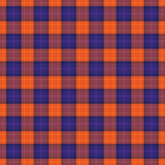 Summer Brights Plaid Check Seamless Pattern - Cute plaid check repeating pattern design