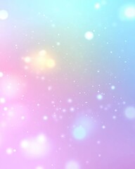Obraz premium Abstract pastel background with bokeh lights and soft glow.