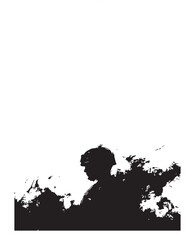 Soldier Silhouette Vector illustration