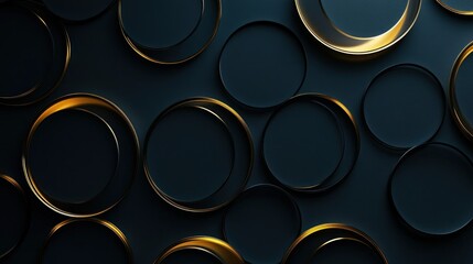 Award-worthy background featuring opulent gold motifs on a dark backdrop, with a touch of modern minimalism for a traditional appeal