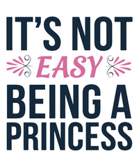 Fototapeta premium Princess Are Born in April Baby Girl SVG