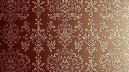 Elegant background with intricate damask pattern, fabric, intricate, luxury