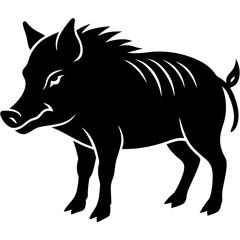 Boar Silhouette vector illustration