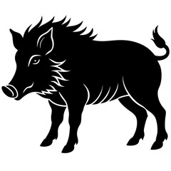 Boar Silhouette vector illustration