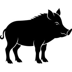 Boar Silhouette vector illustration
