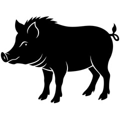 Boar Silhouette vector illustration