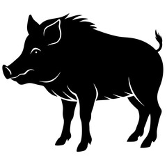 Boar Silhouette vector illustration