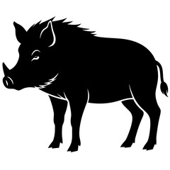 Boar Silhouette vector illustration