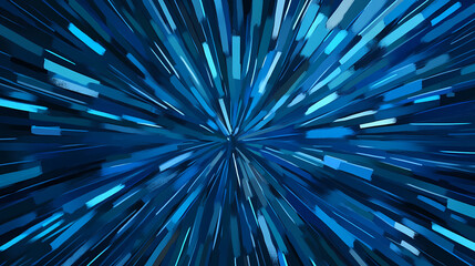 Emanating blue starburst background. Starburst. Illustration