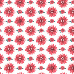 seamless pattern with flowers