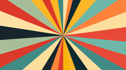 Colorful abstract background forming a starburst shape with light rays emanating from the center. perfect for any design evoking energy, power, and dynamism. Starburst. Illustration