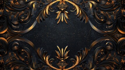 Premium and luxurious award background with golden accents, soft gradients, and intricate patterns, perfect for birthday celebration invitations