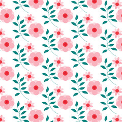 seamless pattern with flowers