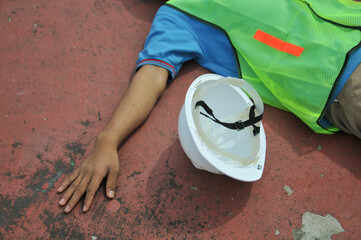 work accident concept photo