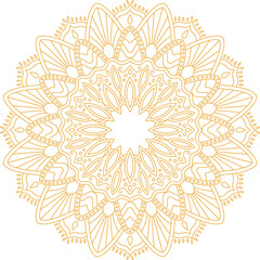Islamic mandala ornament vector