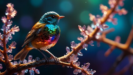 Obraz premium Prismatic Songbird