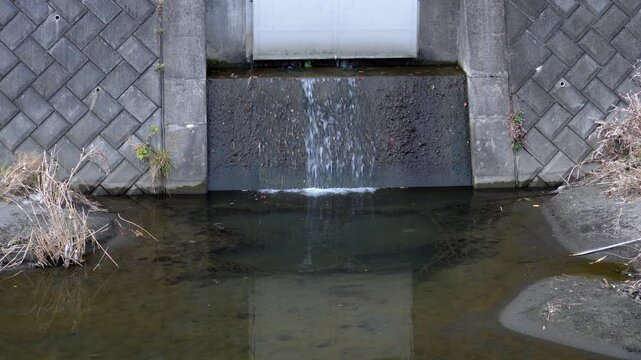 生活排水が川に流れ込む環境問題
