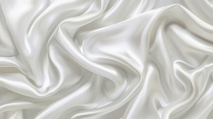 Fototapeta premium white satin fabric