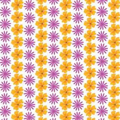 seamless pattern with flowers